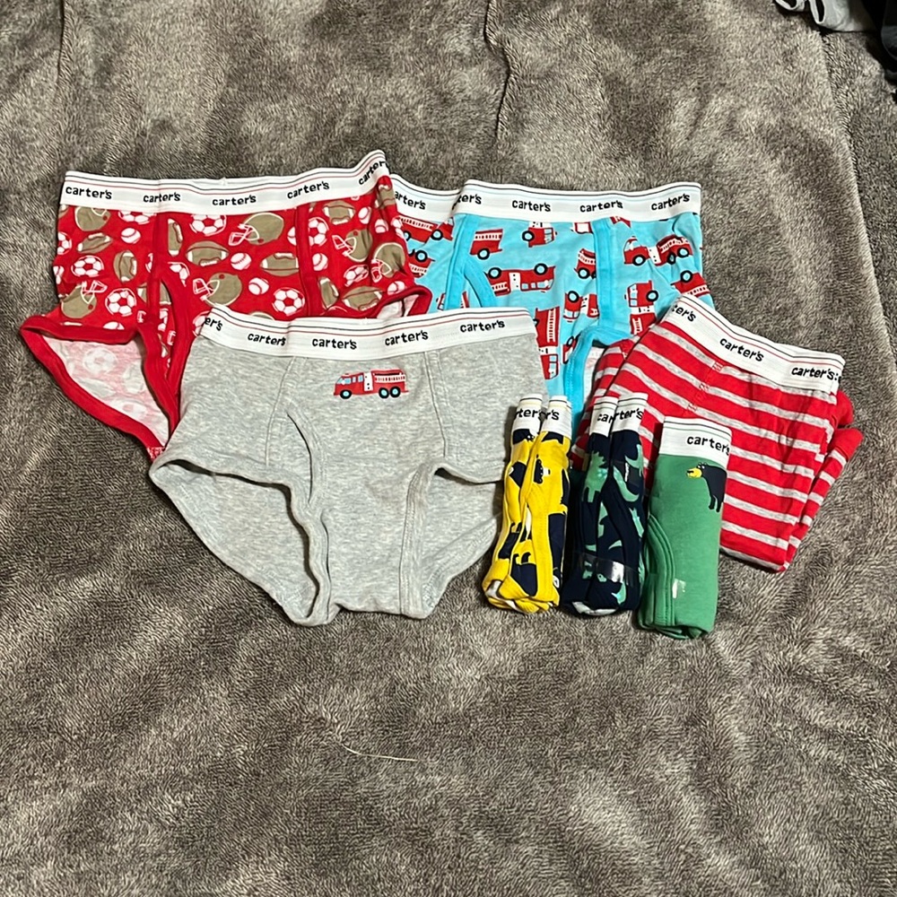 Boys Carters brand new 7 pairs of underwear and boxers